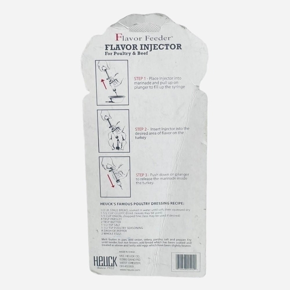 Flavor Injector For Poultry Turkey Beef Heuck Flavor Feeder - Picture 3 of 3